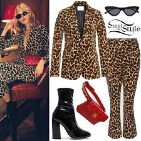 FRAME Classic Cheetah Trousers $695 NEW Size 0 leopard